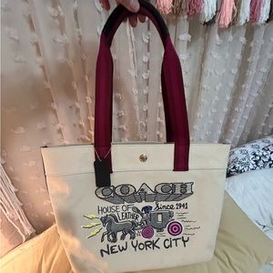 Coach Canvas Tote